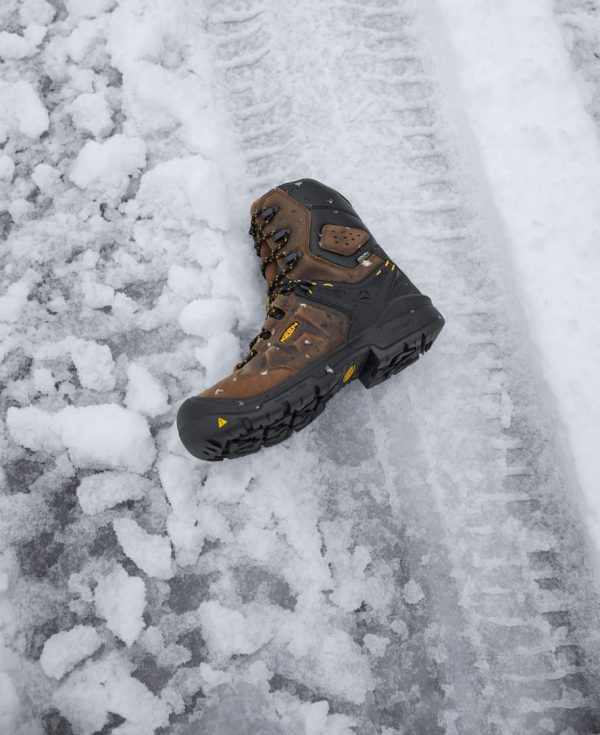 Men's Dover 8 Waterproof Boot (Carbon Toe) | Dark Earth/Black