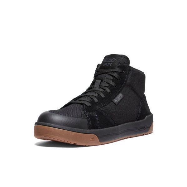 Men's Kenton Mid Work Shoe (Carbon Toe)  |  Black/Gum