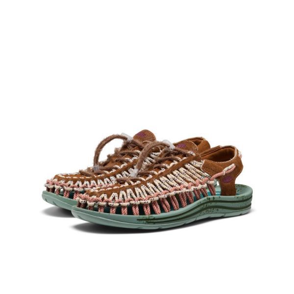 All Gender UNEEK Leather Sneaker  |  Terrain Roasted Pecan