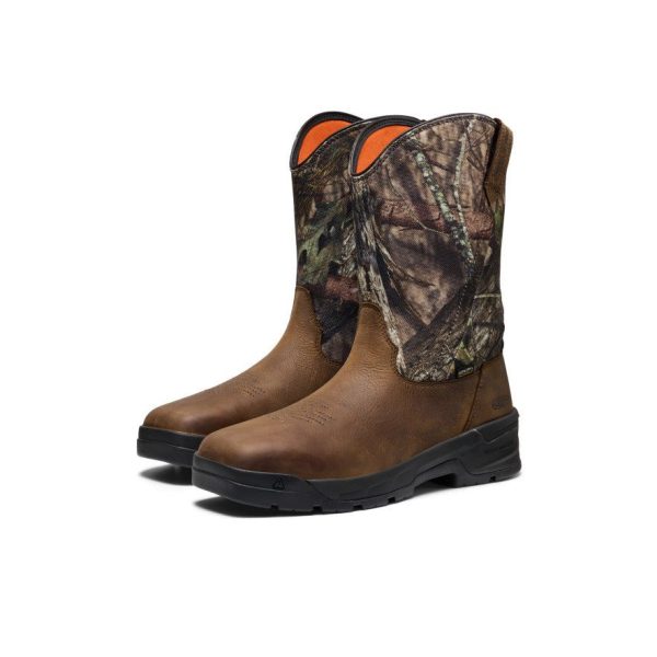 Men's Flatland Pull-On Waterproof Work Boot (Soft Toe)  |  MOSSY OAK  BREAK-UP COUNTRY