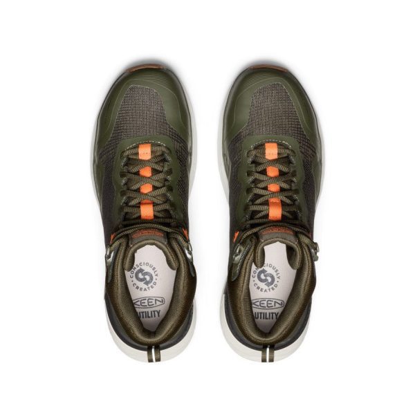 Men's Synchro Waterproof Work Boot (Carbon Toe) | Forest Night/Gum
