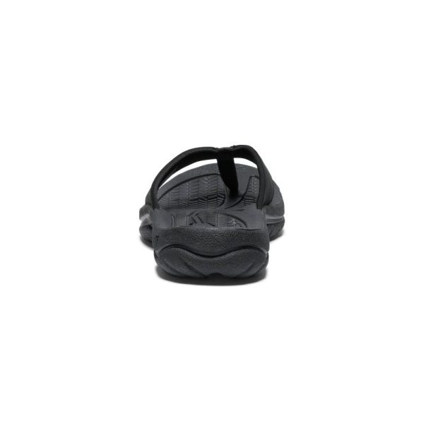 Women's Kona Leather Flip-Flop  |  Black/Vapor