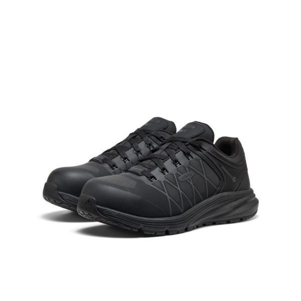 Women's Vista Energy XT Work Sneaker INT MET (Carbon Toe) | Black/Magnet