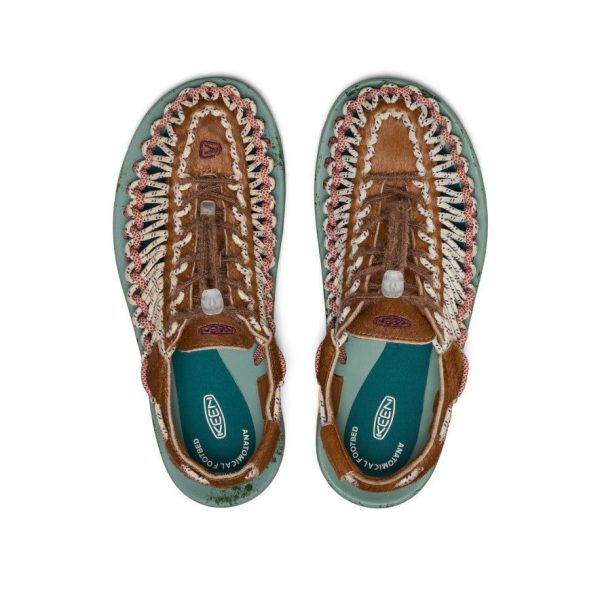 All Gender UNEEK Leather Sneaker  |  Terrain Roasted Pecan