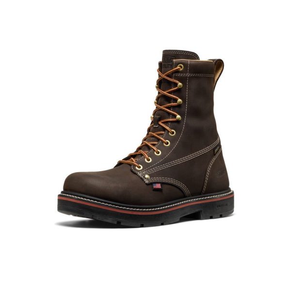 Men's Liberty 8 Waterproof 90° Heel Boot (Carbon Toe)  |  Coffee Bean/Black