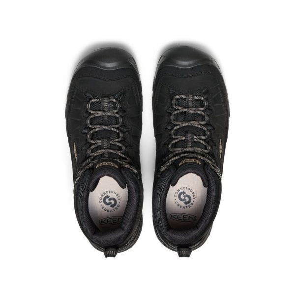 Men's Targhee IV Wide Waterproof Hiking Boot  |  Triple Black