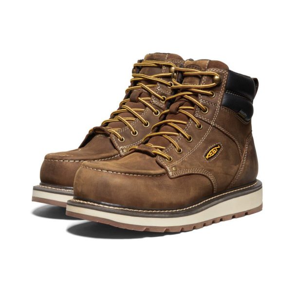 Men's Cincinnati 6 Waterproof Boot (Carbon Toe) | Belgian/Sandshell