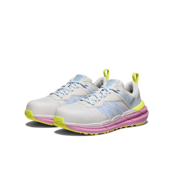 Women's Speedworks ESD Work Sneaker (Carbon Toe) | Alloy/Moonlight Mauve
